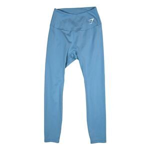 Gymshark Blue 7/8 Leggings Size S High Rise Athleisure Activewear  Gym